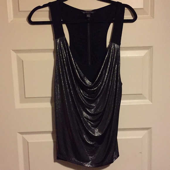 Rock & Republic Tops - Metallic waterfall top